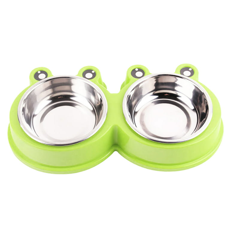 Durable Stainless Steel Food & Water Bowl - For Dogs &  Cats