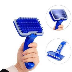 Blue Push Button Brush (M)
