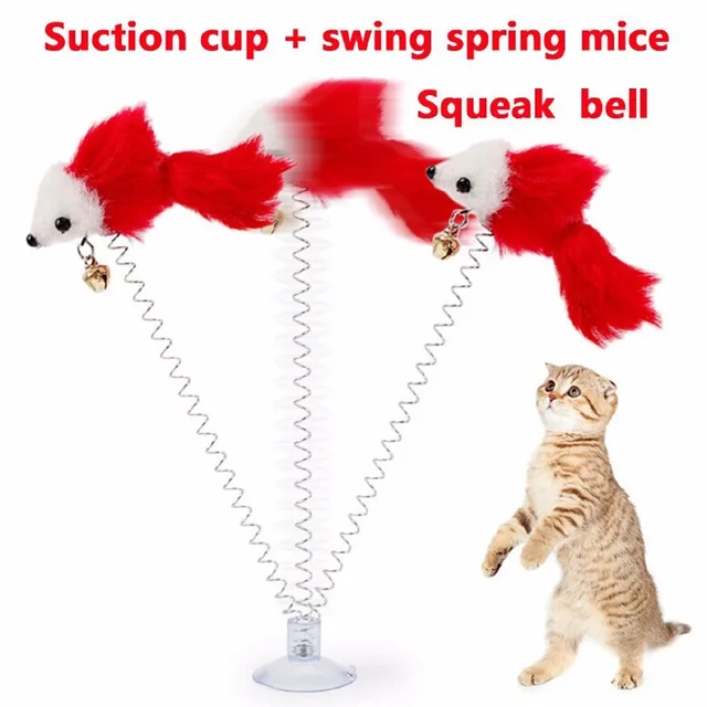 Funny Cat Teaser Interactive Toy Rod With Bell