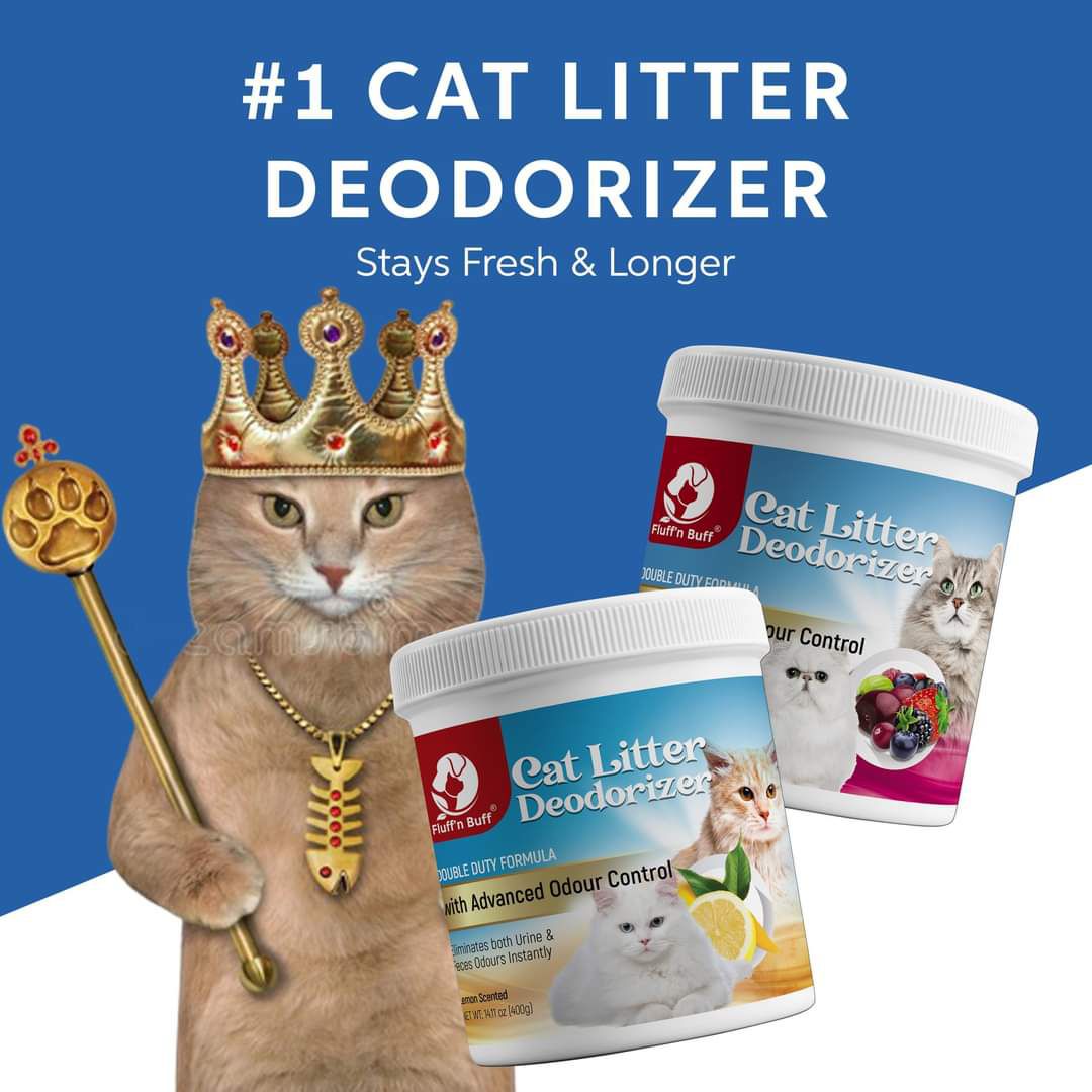 FLUFF N BUFF LITTER DEODRIZER
