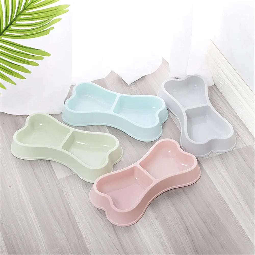 Bone Shaped Food Bowl - For Cats & Dogs
