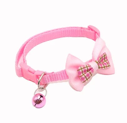 Pet Bow Collar With Bell For Cats & Puppies