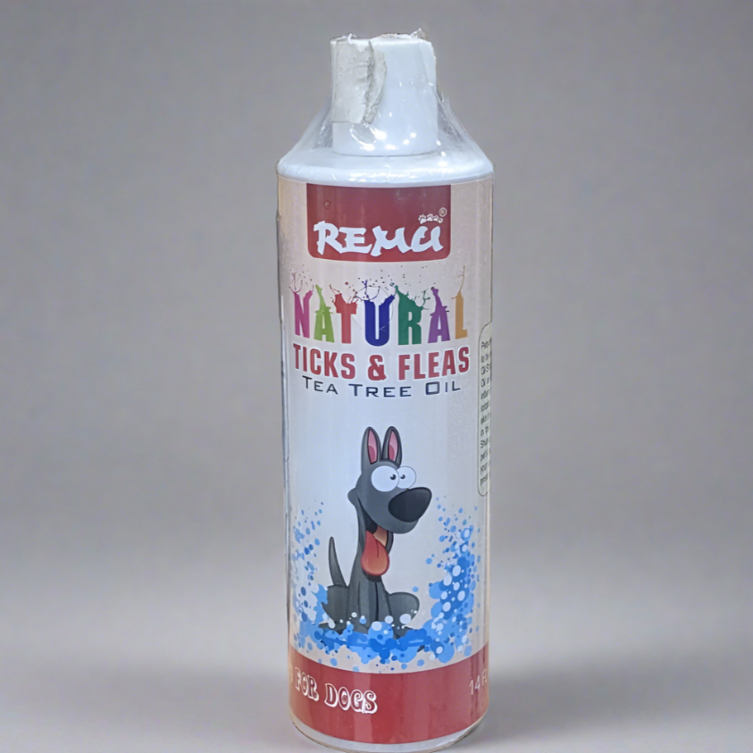 REMU Ticks & Fleas Shampoo For Dogs With Tea Tree Oil - 400ml