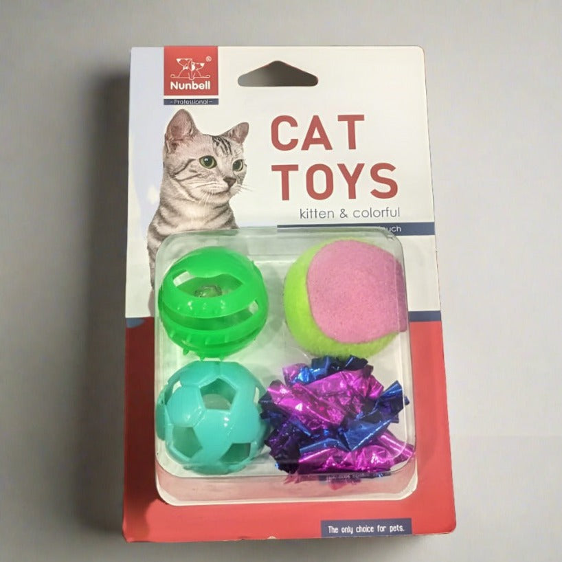 Nunbell Cat Toys - Pack of 4 Toys