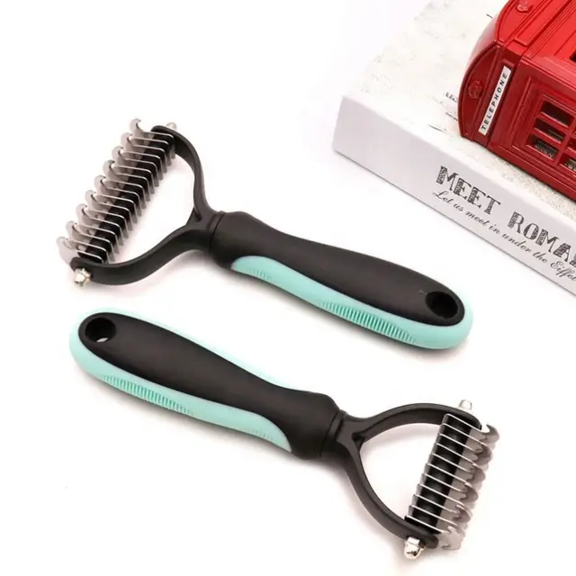 FurEase Dematting Comb For Cats & Dogs - Fur Knots Removal Comb