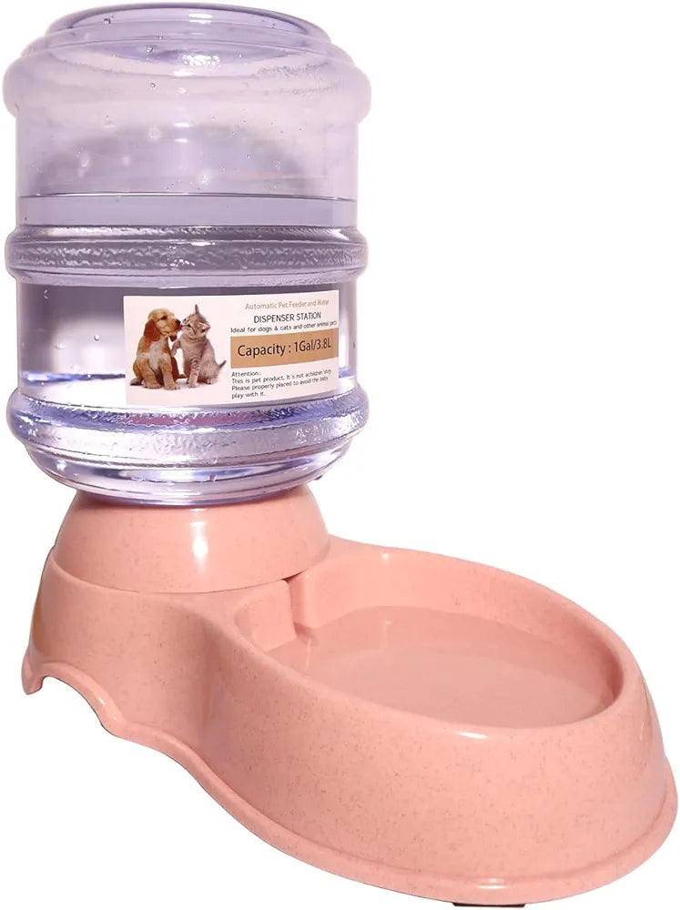 Automatic Water Dispenser For Cats & Dogs - With Large Water Bottle 3.8L