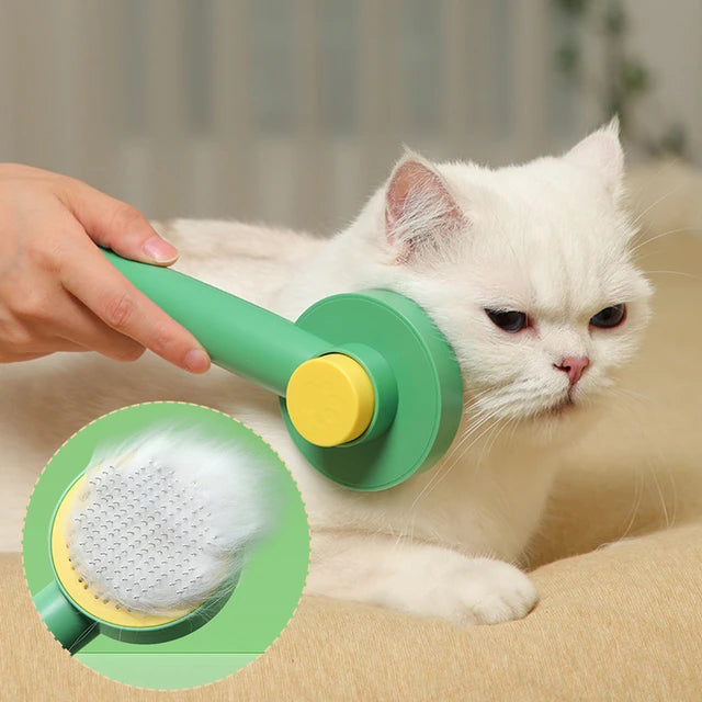 Self Cleaning Hair Brush For Cats & Dogs