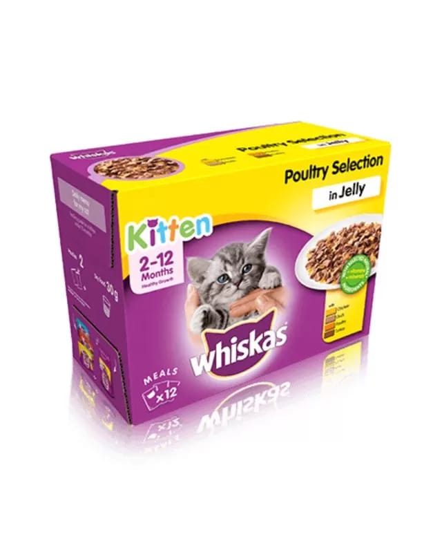 Whiskas Kitten - Poultry in Jelly - 85g