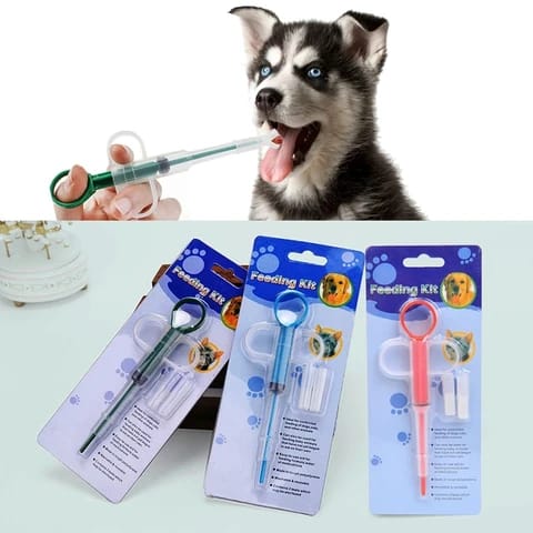 Pet Medicine Feeding Kit - Medicine Dispenser For Cats & Dogs