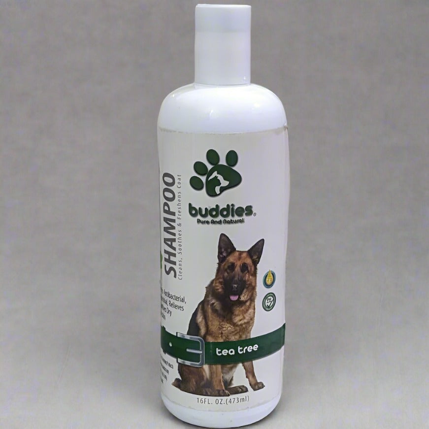 Buddies Dog Shampoo 473ml -  With Tea Tree Oil