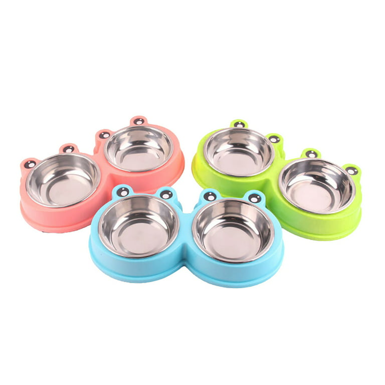 Durable Stainless Steel Food & Water Bowl - For Dogs &  Cats